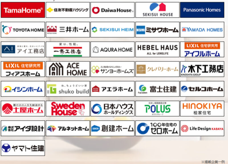 優良企業による家づくり