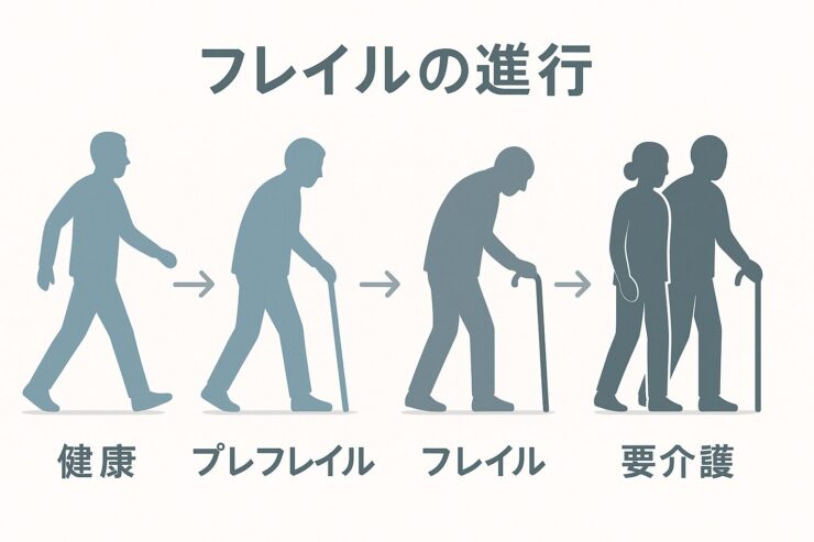 フレイル進行段階図